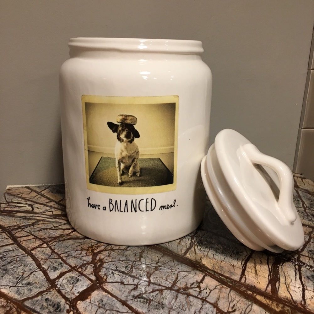 Rae Dunn dog treat canister!